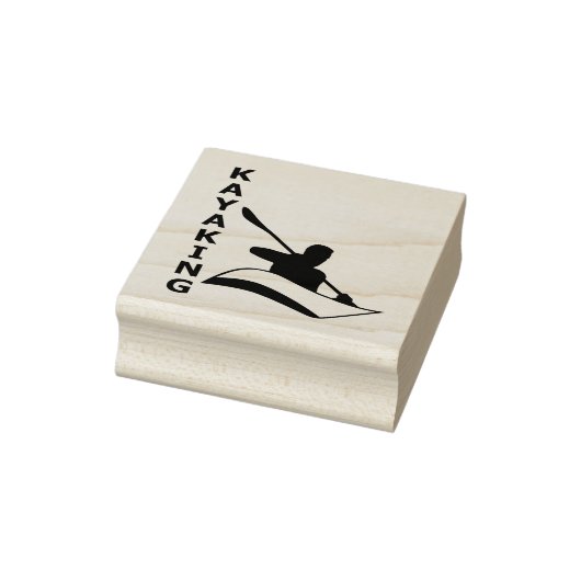 Kayaking Rubberstempel (Stempel)