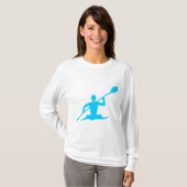 Kayaking - Sky Blue T-shirt (Voorkant volledig)
