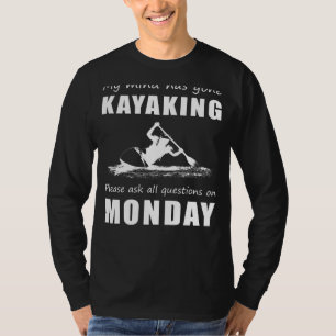 Kayaking State of Mind T-shirt  Stel vragen uit a