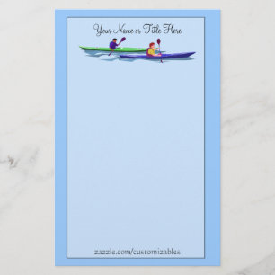 Kayaking Stationery Briefpapier
