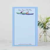 Kayaking Stationery Briefpapier (Staand voorkant)