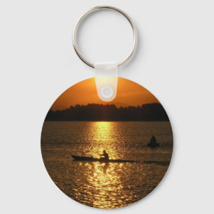 Kayaking Sunset Sleutelhanger
