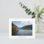 Kayaking the Hardangerfjord in Noorwegen Briefkaart (Staand voorkant)