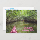 Kayaking Through the Mangroves Florida Adventure Briefkaart (Voorkant / Achterkant)