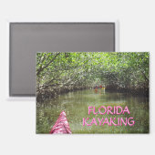 Kayaking Through the Mangroves Florida Adventure Magneet (Voorkant / Achterkant)