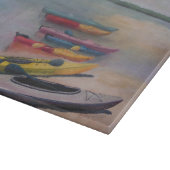 KAYAKING TRIP Glass Cutting Board Snijplank (Hoek)