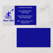 Kayaking Visitekaartje (Voorkant / Achterkant)