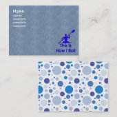 Kayaking Visitekaartje (Voorkant / Achterkant)