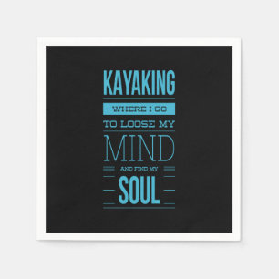 Kayaking waar ik mijn geest ga loslaten servet