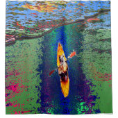 Kayaking Water Sports Bathroom Douchegordijn (Voorkant)