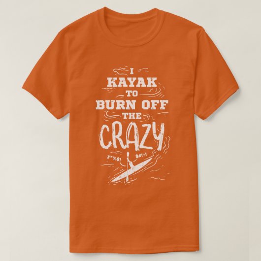 Kayaking Water Sports T-shirt (Design voorkant)