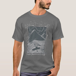 Kayaking Whitewater Kayaking Kayak T-shirt