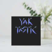 Kayaking Yaktastic Minimalistic Kaart (Staand voorkant)