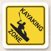 Kayaking Zone Onderzetter (Voorkant)