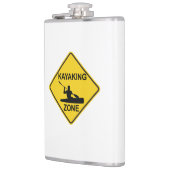 Kayaking Zone Road Sign Heupfles (Links)