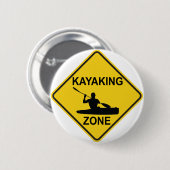 Kayaking Zone Ronde Button 5,7 Cm (Voorkant /achterkant)
