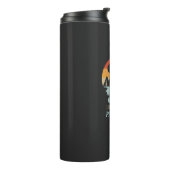 Kayakken Bergen Retro Thermosbeker (Gedraaid links)