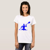 Kayakken - Blauw T-shirt (Voorkant volledig)