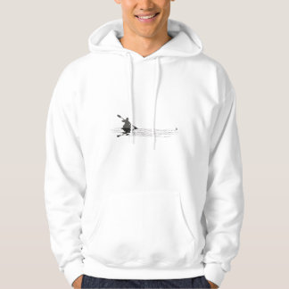 Kayakken Grafische Kayak Silhouet Kayaker Kano Hoodie