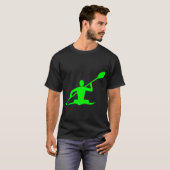 Kayakken - Groen T-shirt (Voorkant volledig)