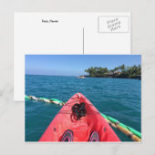 Kayakken in de Oceaan Briefkaart (Voorkant / Achterkant)