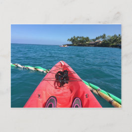 Kayakken in de Oceaan Briefkaart