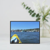 Kayakken in de Oceaan Briefkaart (Staand voorkant)