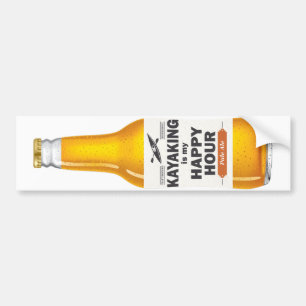 Kayakken Is Mijn Gelukkige Uur Bumpersticker