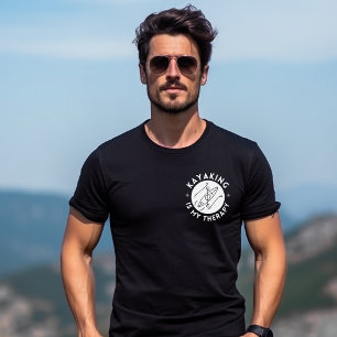 Kayakken Is Mijn Therapie 1 Heren T-shirt