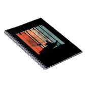Kayakken Kanoën Retro Notitieboek (Rechterzijde)