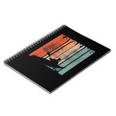 Kayakken Kanoën Retro Notitieboek (Linkerzijde)