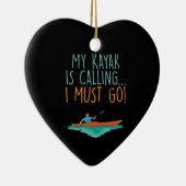 Kayakken Kayak Cadeau Keramisch Ornament (Rechts)