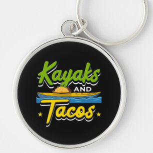Kayakken - Kayaks en Tacos Grappig Kayakken Sleutelhanger