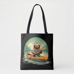 Kayakken Luiaard Kano Liefhebber Grappige Dieren V Tote Bag