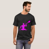 Kayakken - Magenta T-shirt (Voorkant volledig)