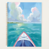Kayakken Meer Waterverf Planner (Voorkant)