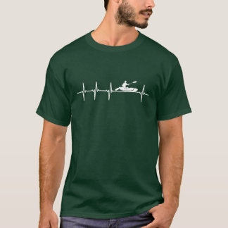 Kayakken sport hartslag liefde grappig t-shirt