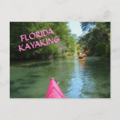 Kayakken Weeki Wachee Spring Florida Avontuur Briefkaart (Voorkant)