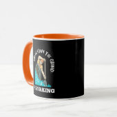 Kayakken (Wit) Koffiemok Mok (Voorkant links)