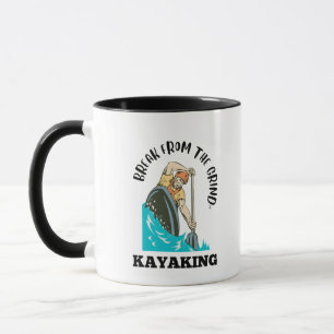 Kayakken (Zwart) Koffiemok  Mok