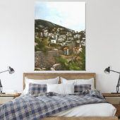Kayakoy Historische Griekse huizen Kunstmatig Abst Canvas Afdruk (Insitu (Slaapkamer))