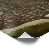 Kayakoy Historische Griekse huizen Kunstmatig Abst Perfect Poster (Hoek)