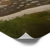 Kayakoy Historische Griekse huizen Kunstmatig Abst Poster (Hoek)