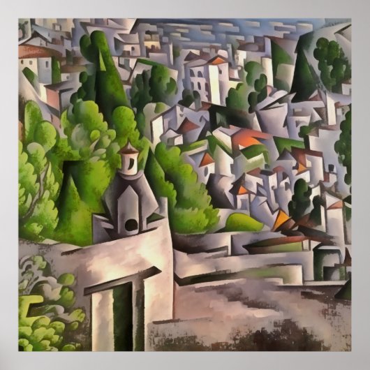 Kayakoy Lege Oude Huizen Stedelijk Landschap Poster (Voorkant)