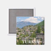 Kayakoy, TURKIJE Magneet (Voorkant / Achterkant)