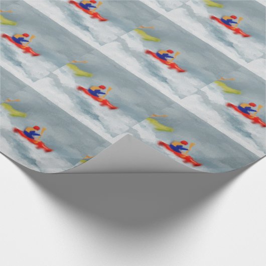 Kayaks Art Cadeaupapier (Hoek)