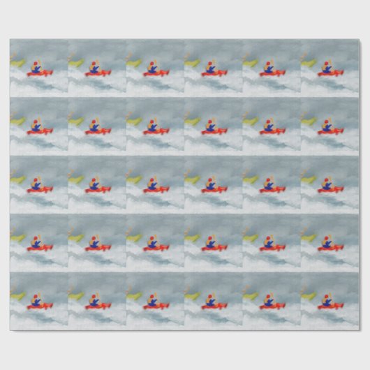 Kayaks Art Cadeaupapier (Vlak)