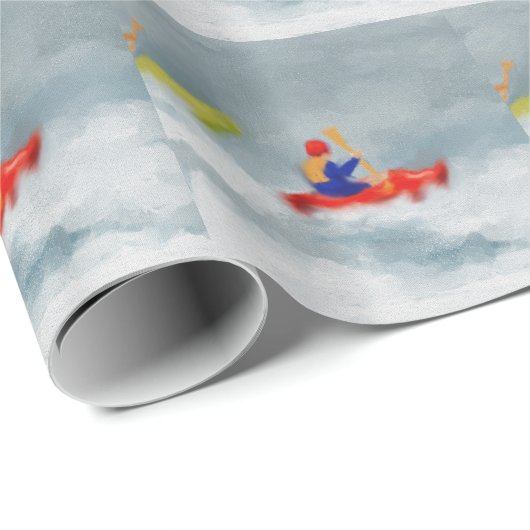 Kayaks Art Cadeaupapier (Rol Hoek)
