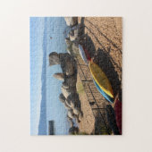 Kayaks bij het meer van Tahoe Puzzle Legpuzzel (Verticaal)