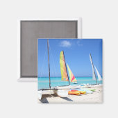 Kayaks, Catamarans en Kayaks | Kubaans strand Magneet (Voorkant / Achterkant)